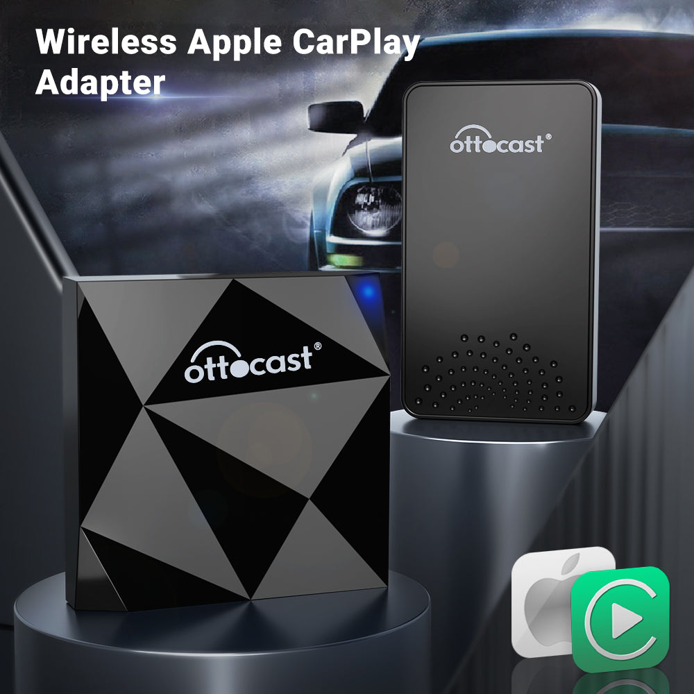 OTTOCAST Wireless CarPlay Adapter 2023 - Fastest Apple CarPlay Wireless  Adapter Convert Wired to Wireless, Plug & Play 5Ghz WiFi Auto Connect No  Delay
