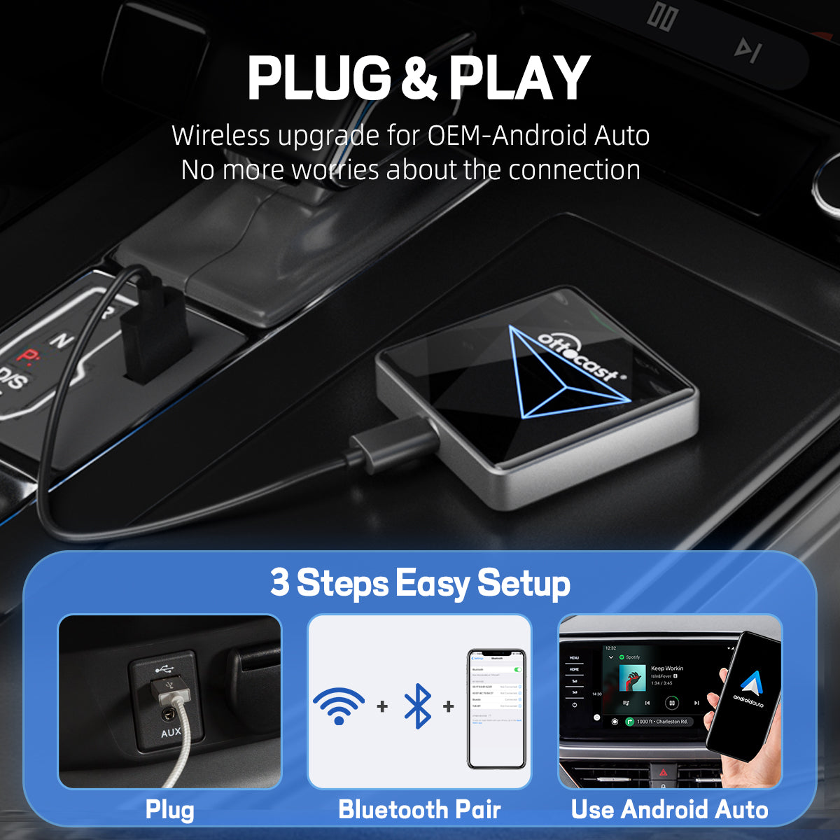 A2Air Pro Wireless Android Auto Adapter