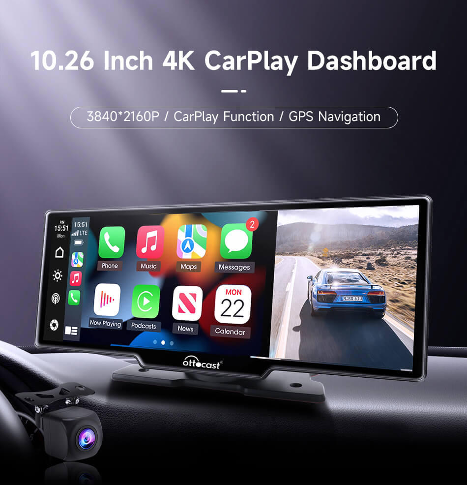 LIMITED TIME SPECIAL $100 OFF)OTTOCAST 4K CAR SCREEN