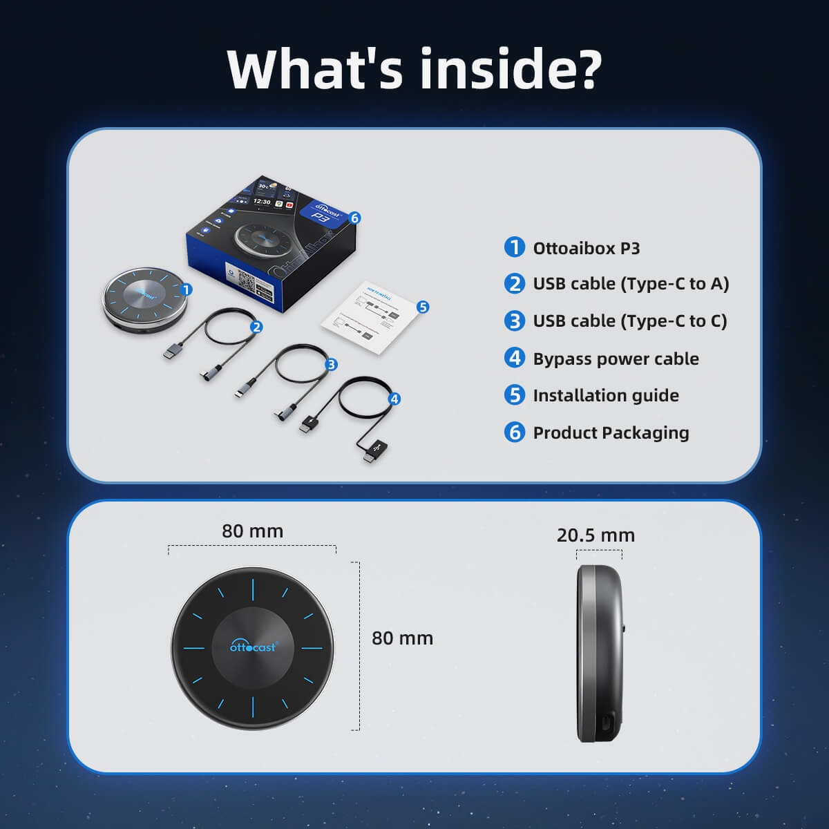 (Twitter Sonderangebot) OttoAibox P3 CarPlay AI Box