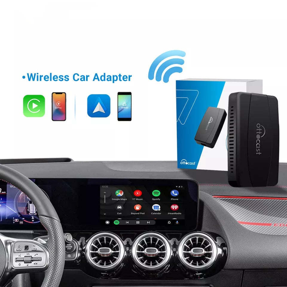 Ottocast U2-X Pro Wireless Android Auto CarPlay Car 2-in-1 Adapter WiFi  CPA-300C