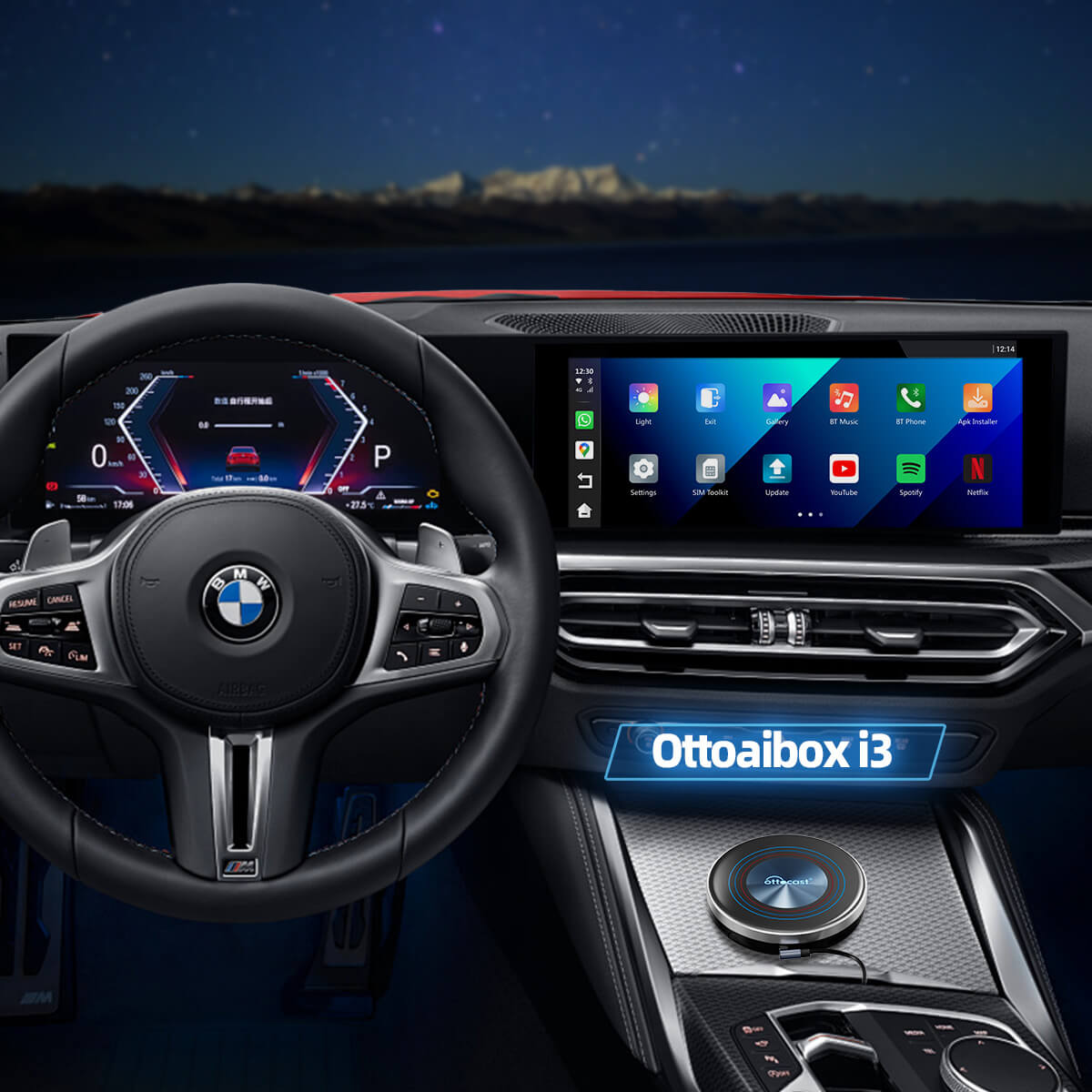 OttoAibox i3 BMW कारप्ले AI बॉक्स