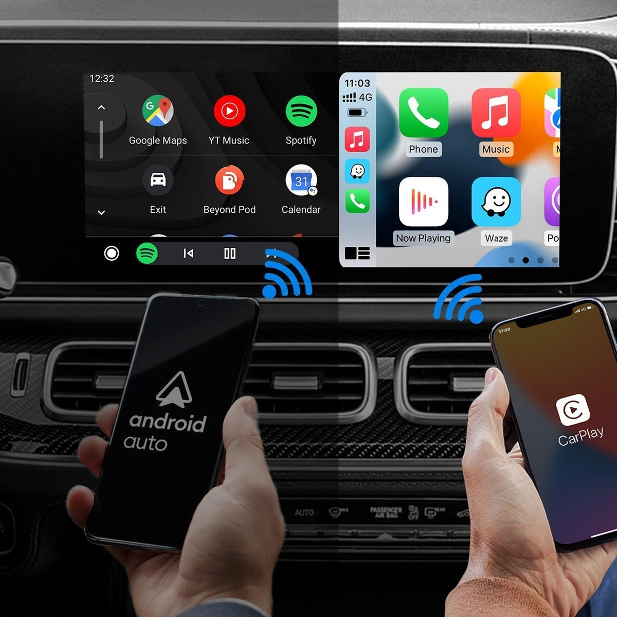 Android Phone Iwatch Se Puede Usar Con Android Dispositivo Android Apple Watch Funciona Con Android CarPlay Android Auto:  Diferencias, Casos De Uso Y Cómo