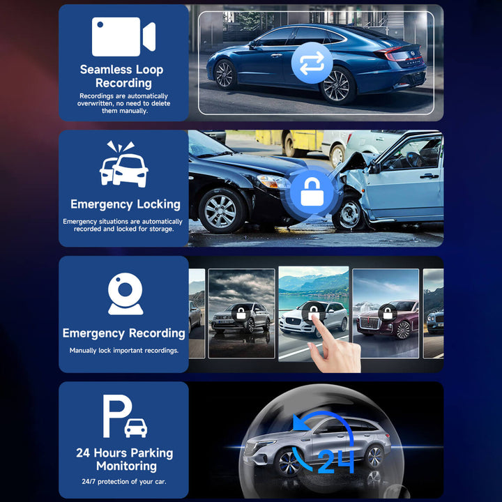 Portable Apple CarPlay & Android Auto Car Display Screen | Ottocast Car Screen + Rear Camera