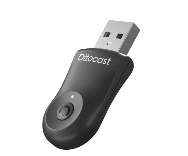 Ottocast mini wireless CarPlay Android Auto USB adapter for seamless smartphone connectivity in cars