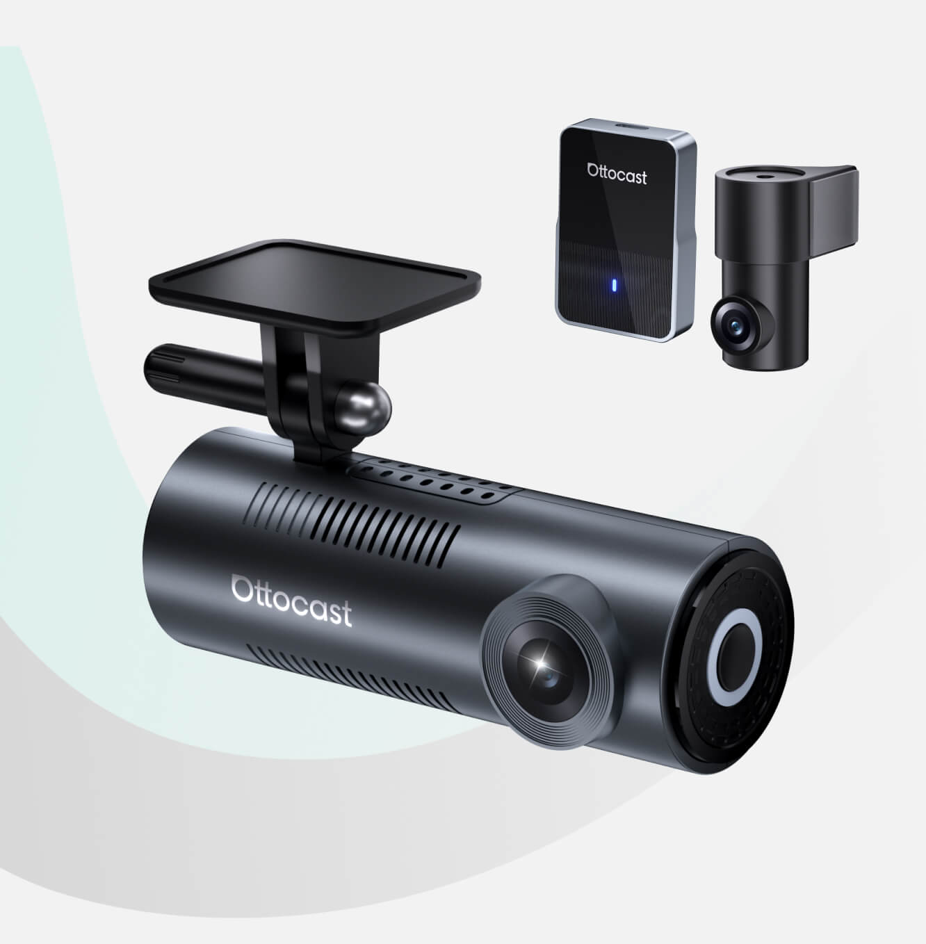 OttoSafe Cam 2 1 Dash Cam & Wireless CarPlay Adapter