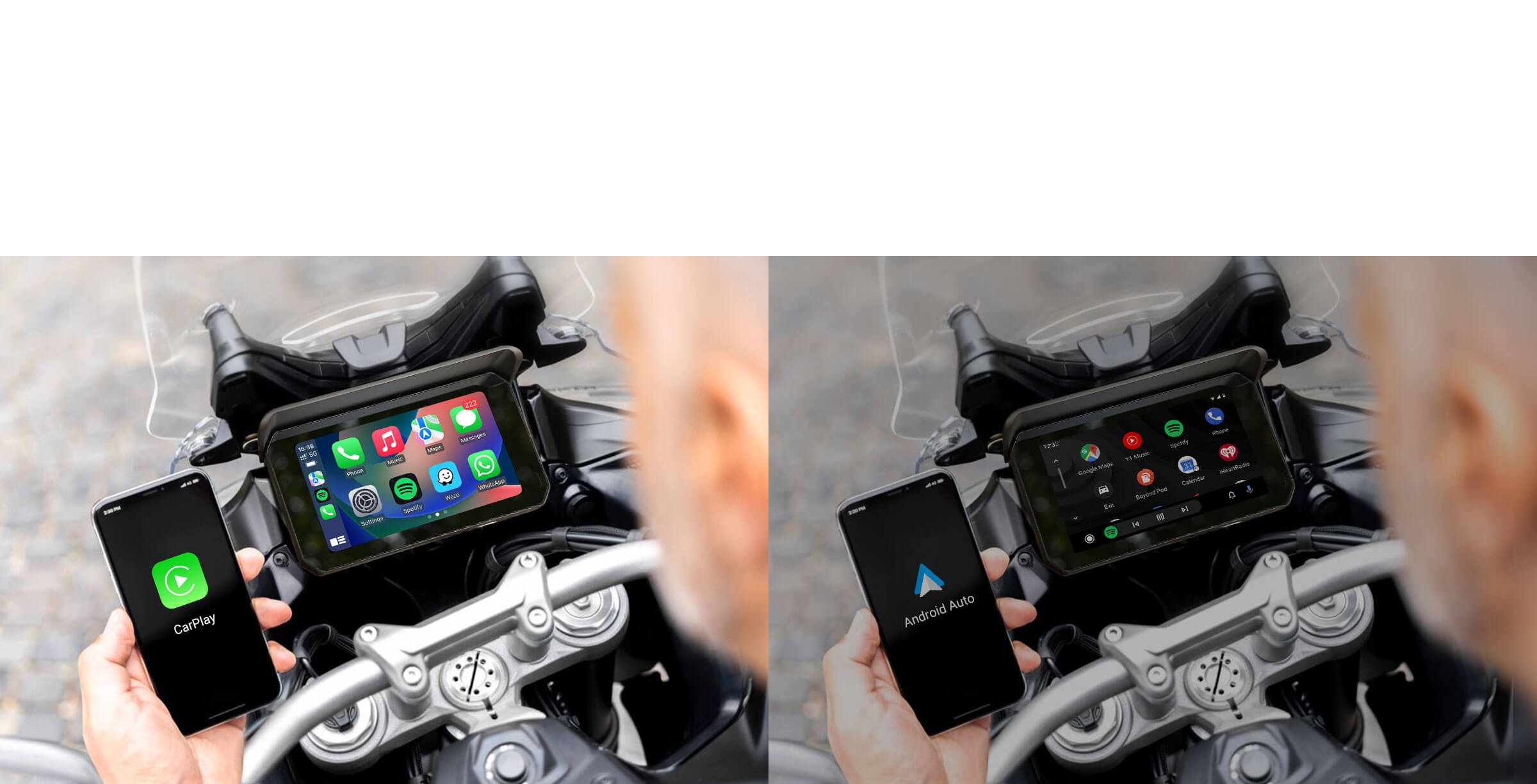 Ottocast バイクスクリーン CarPlay Lite C5 SE Ottocast C5 Lite Motorcycle Wireless CarPlay Android Auto