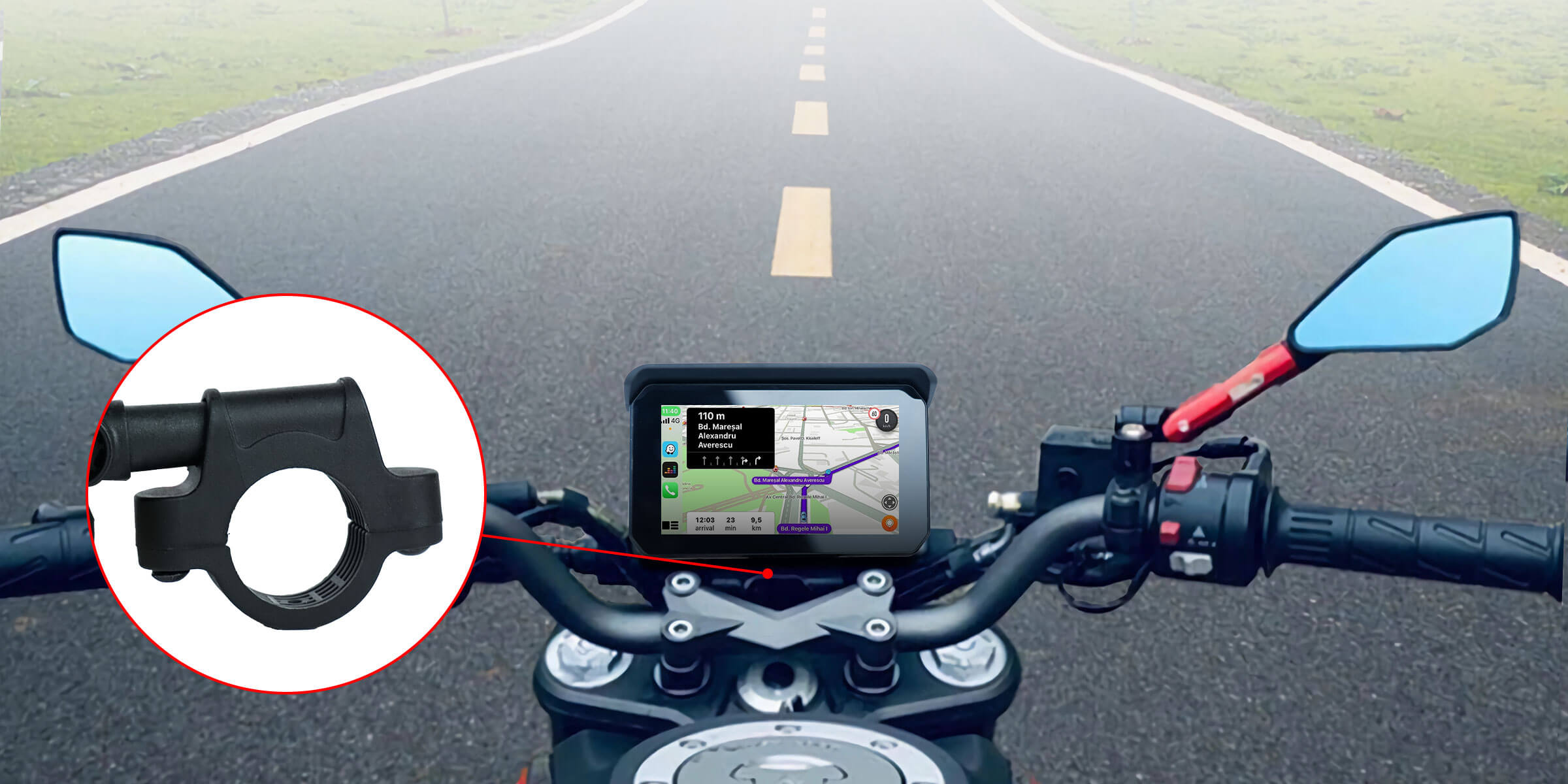Ottocast C5 Lite Motorcycle Wireless CarPlay Android Auto