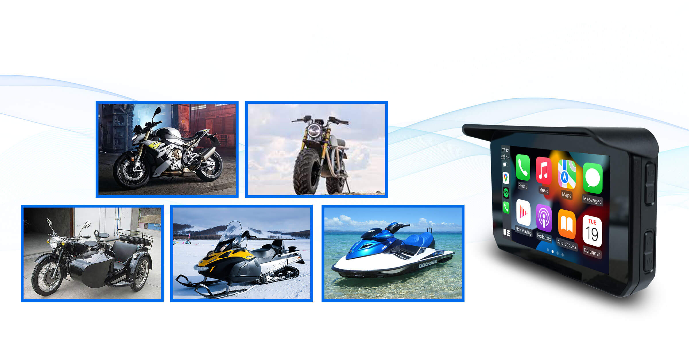 Ottocast C5 Lite Motorcycle Wireless CarPlay Android Auto