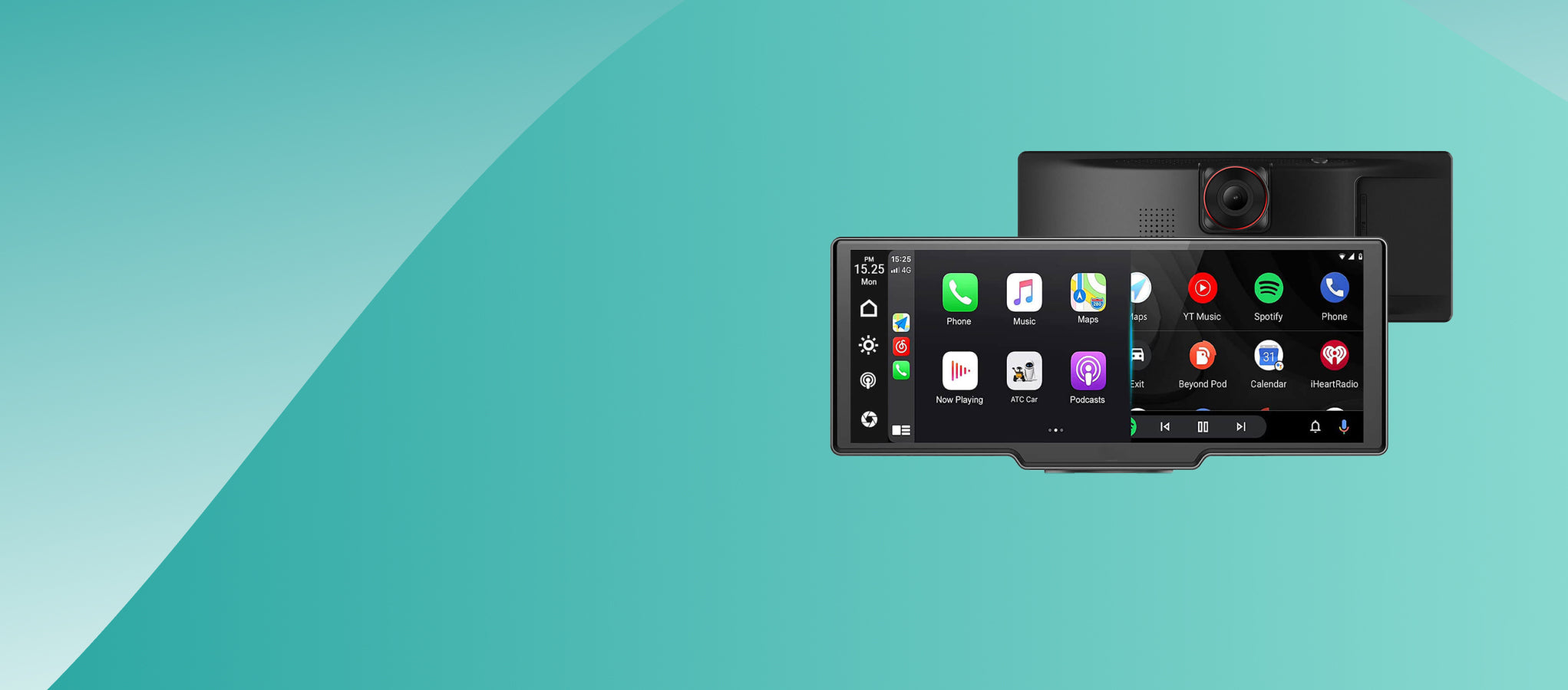 Ottocast Portable Car Screens With Wireless CarPlay and Android Auto