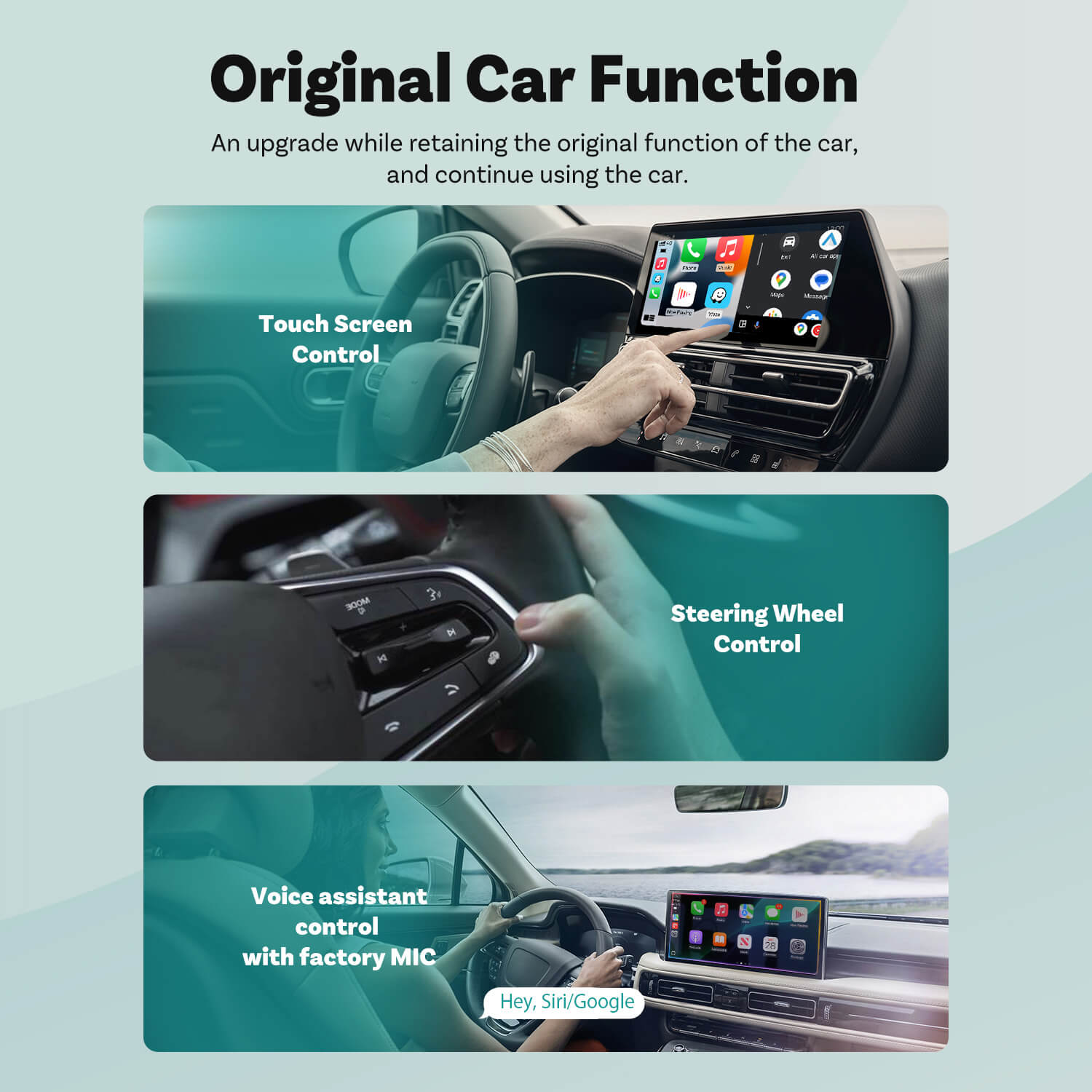 (EXCLUSIVE PRICE)-2-in-1 Mini Wireless CarPlay/Android Auto Adapter
