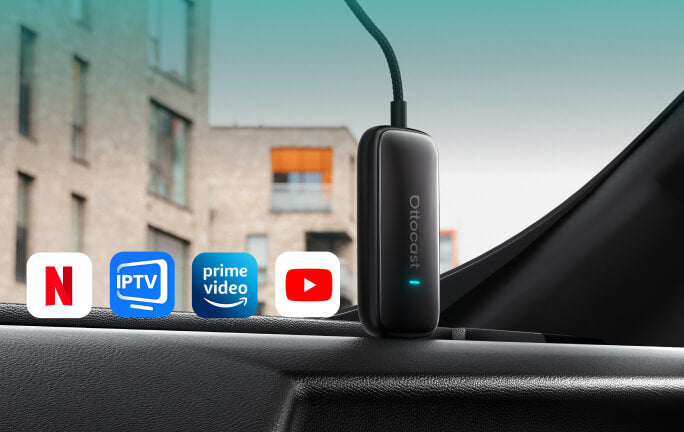 Ottocast Play2Video Pro Wireless CarPlay Android Auto Adapter