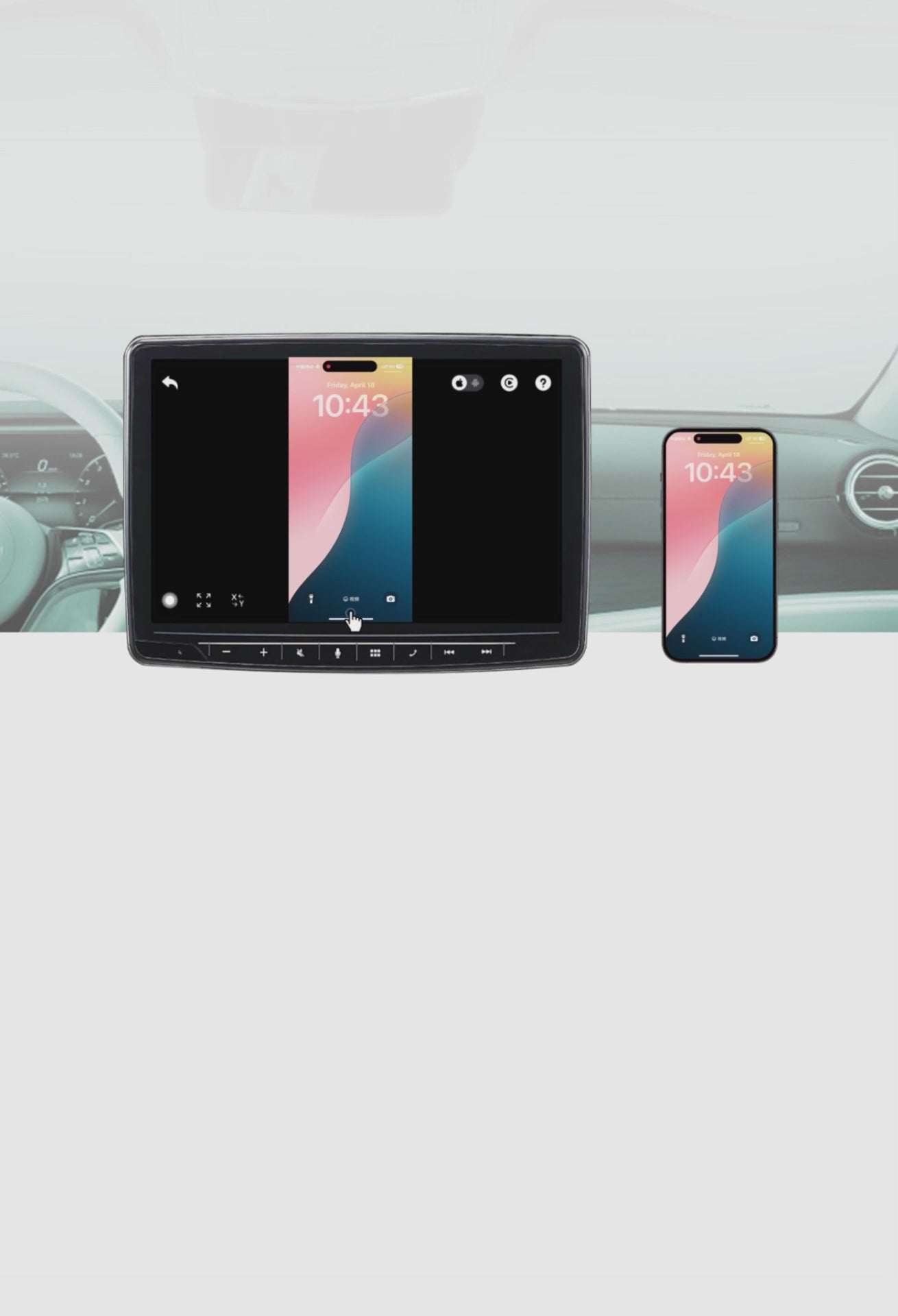 Ottocast Mirror Touch Wireless CarPlay Android Screen Mirror