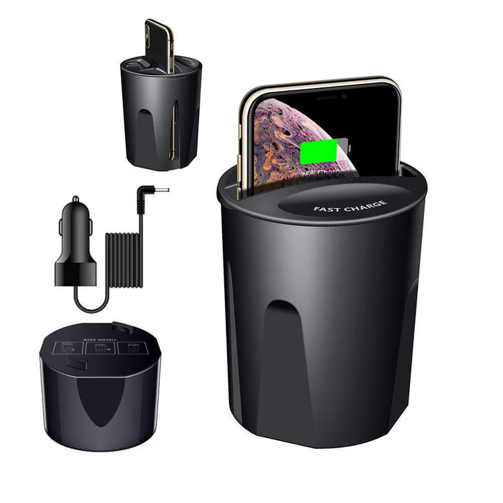 USB Auto Ladegerät Becherhalter Für Autoladegerät Tasse Telefon